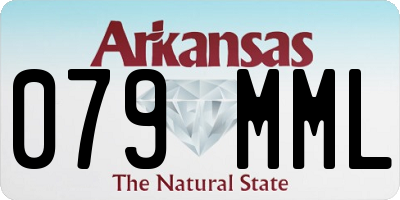 AR license plate 079MML