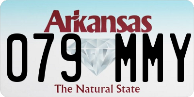 AR license plate 079MMY