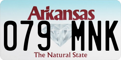 AR license plate 079MNK