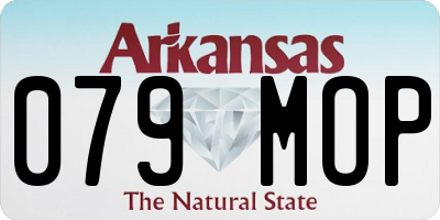 AR license plate 079MOP