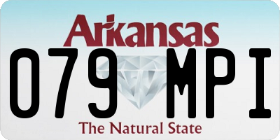 AR license plate 079MPI