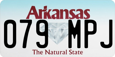 AR license plate 079MPJ