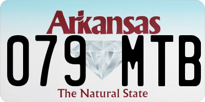 AR license plate 079MTB