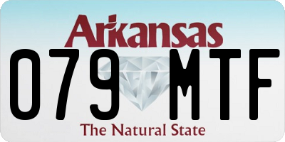 AR license plate 079MTF