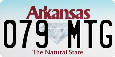 AR license plate 079MTG