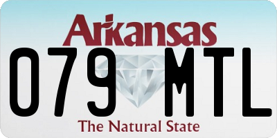 AR license plate 079MTL