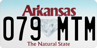 AR license plate 079MTM