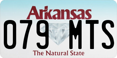AR license plate 079MTS