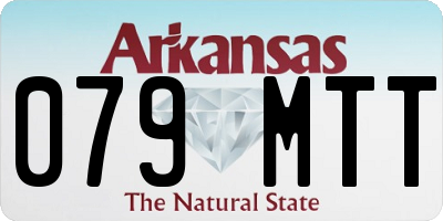 AR license plate 079MTT