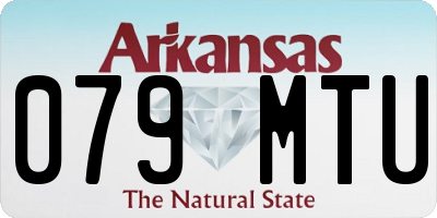 AR license plate 079MTU