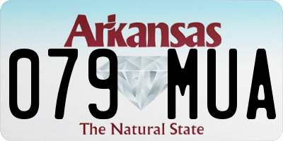 AR license plate 079MUA