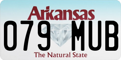 AR license plate 079MUB