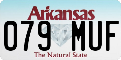 AR license plate 079MUF