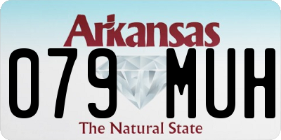 AR license plate 079MUH
