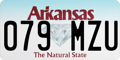 AR license plate 079MZU