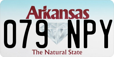 AR license plate 079NPY