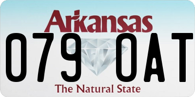 AR license plate 079OAT