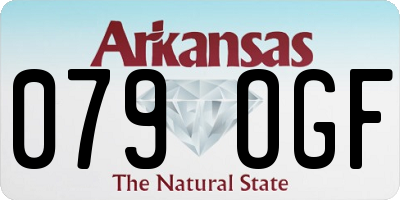 AR license plate 079OGF