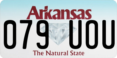 AR license plate 079UOU