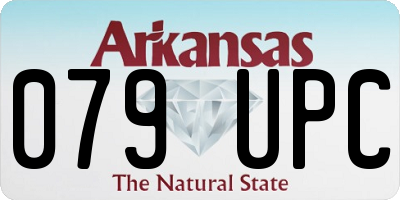 AR license plate 079UPC