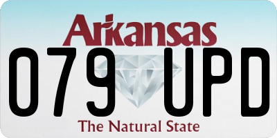 AR license plate 079UPD