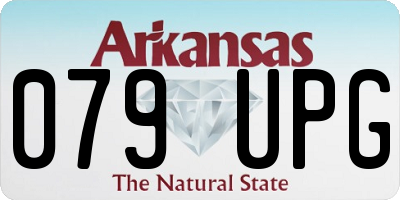 AR license plate 079UPG