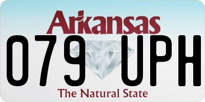 AR license plate 079UPH
