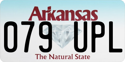 AR license plate 079UPL