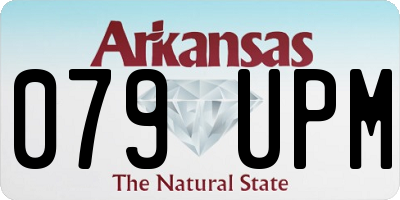 AR license plate 079UPM