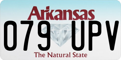 AR license plate 079UPV