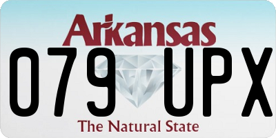 AR license plate 079UPX