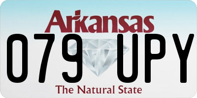 AR license plate 079UPY