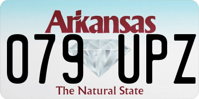 AR license plate 079UPZ