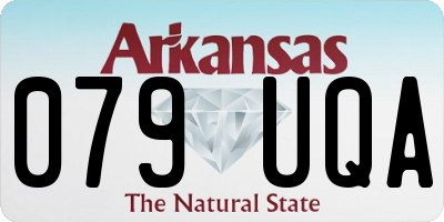 AR license plate 079UQA