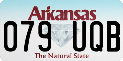 AR license plate 079UQB