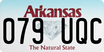 AR license plate 079UQC