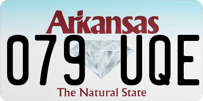 AR license plate 079UQE