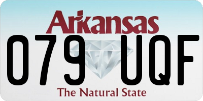 AR license plate 079UQF
