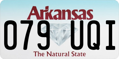 AR license plate 079UQI