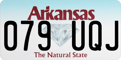 AR license plate 079UQJ