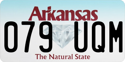 AR license plate 079UQM