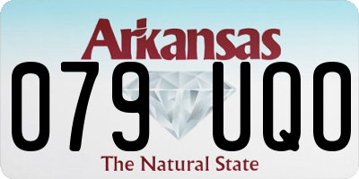 AR license plate 079UQO