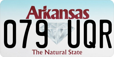 AR license plate 079UQR