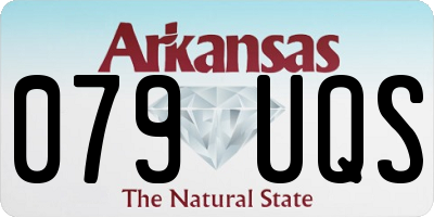AR license plate 079UQS
