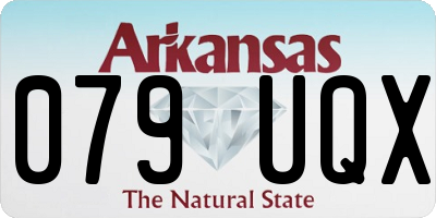 AR license plate 079UQX