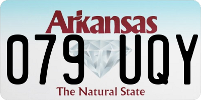 AR license plate 079UQY
