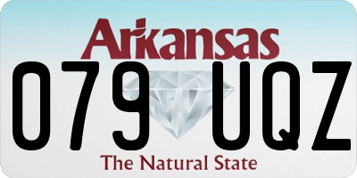AR license plate 079UQZ