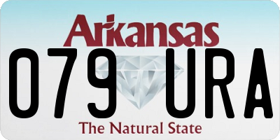 AR license plate 079URA