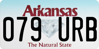 AR license plate 079URB