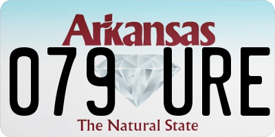 AR license plate 079URE